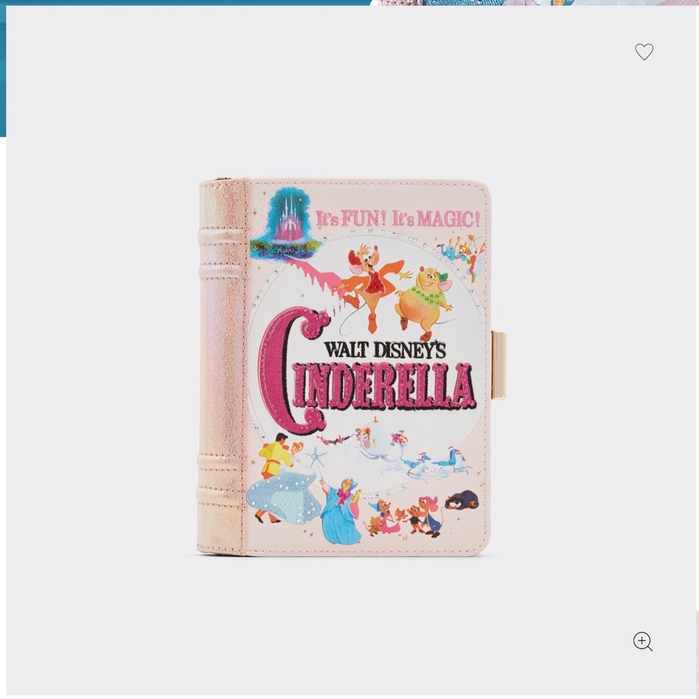 Disney X Aldo Cinderella Storybook Clutche Pink